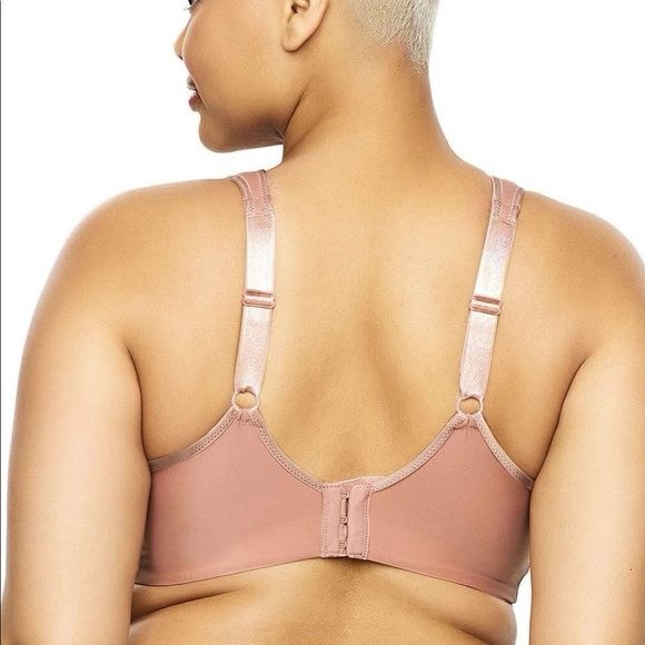 Paramour Arnica Full Figure Bra Wire Free in Rose - Picture 2 of 6